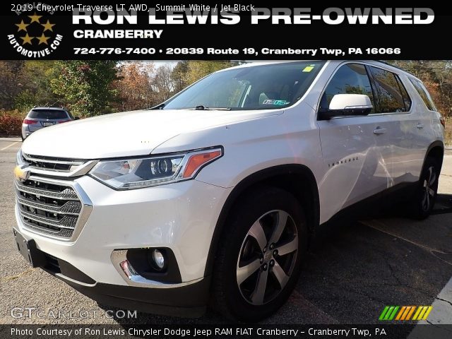 2019 Chevrolet Traverse LT AWD in Summit White