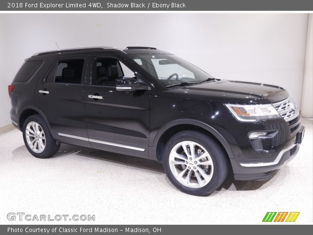2018 Ford Explorer Limited 4WD in Shadow Black