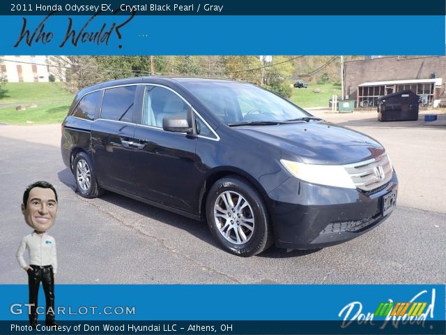 2011 Honda Odyssey EX in Crystal Black Pearl