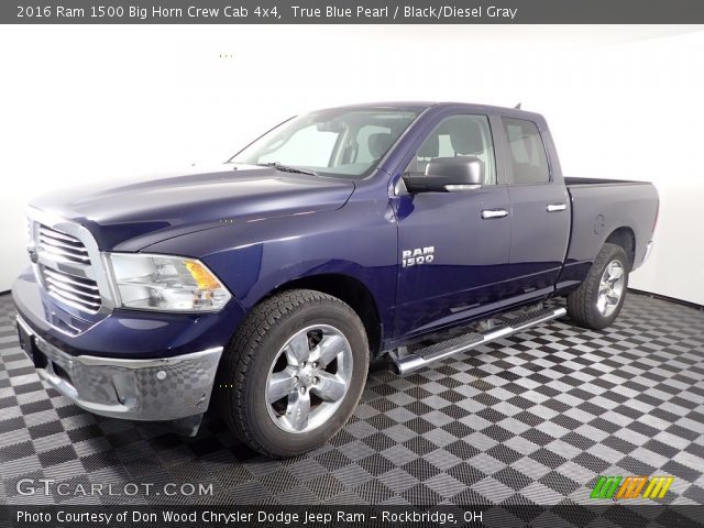 2016 Ram 1500 Big Horn Crew Cab 4x4 in True Blue Pearl