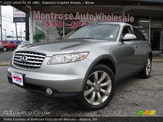 2003 Infiniti FX 45 AWD in Diamond Graphite Metallic
