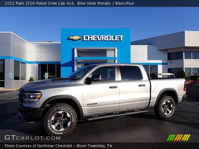 2022 Ram 1500 Rebel Crew Cab 4x4 in Billet Silver Metallic