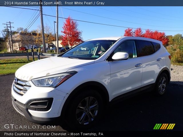 2014 Hyundai Santa Fe Sport AWD in Frost White Pearl