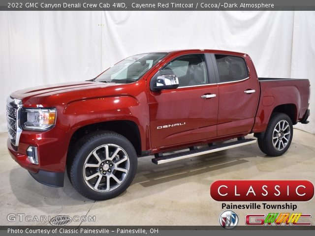 2022 GMC Canyon Denali Crew Cab 4WD in Cayenne Red Tintcoat