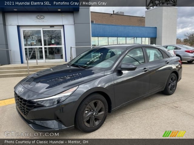 2021 Hyundai Elantra SEL in Portofino Gray