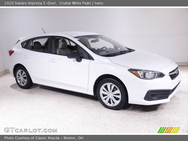 2020 Subaru Impreza 5-Door in Crystal White Pearl