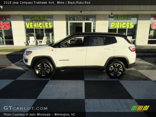 2018 Jeep Compass Trailhawk 4x4 in White