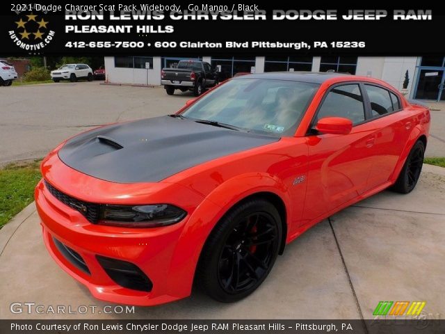 2021 Dodge Charger Scat Pack Widebody in Go Mango