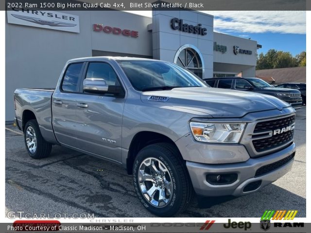 2022 Ram 1500 Big Horn Quad Cab 4x4 in Billet Silver Metallic