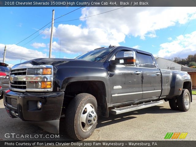 2018 Chevrolet Silverado 3500HD High Country Crew Cab 4x4 in Black