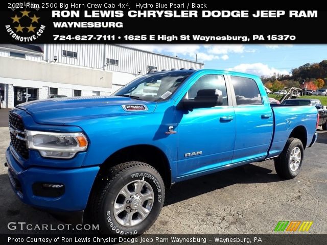 2022 Ram 2500 Big Horn Crew Cab 4x4 in Hydro Blue Pearl