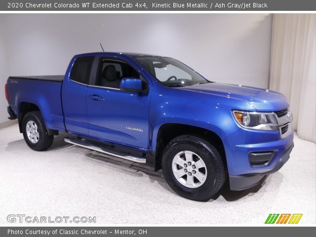 2020 Chevrolet Colorado WT Extended Cab 4x4 in Kinetic Blue Metallic