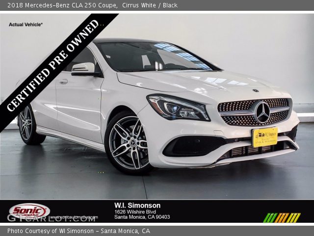 2018 Mercedes-Benz CLA 250 Coupe in Cirrus White