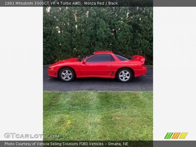 1991 Mitsubishi 3000GT VR 4 Turbo AWD in Monza Red