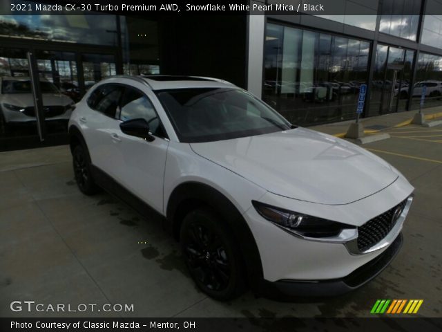 2021 Mazda CX-30 Turbo Premium AWD in Snowflake White Pearl Mica