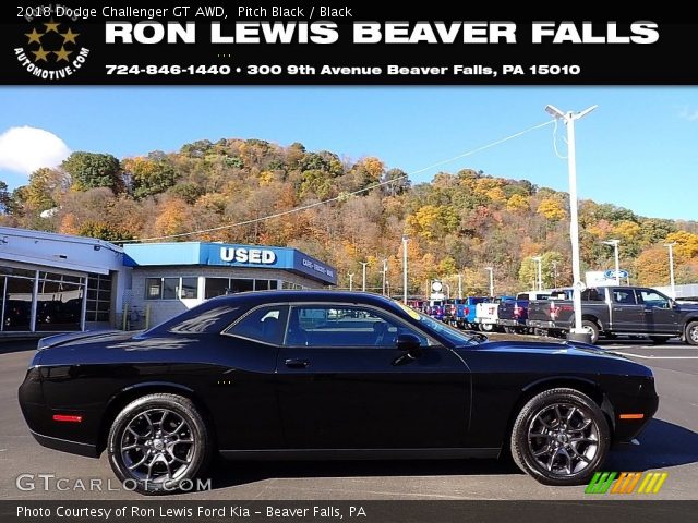 2018 Dodge Challenger GT AWD in Pitch Black