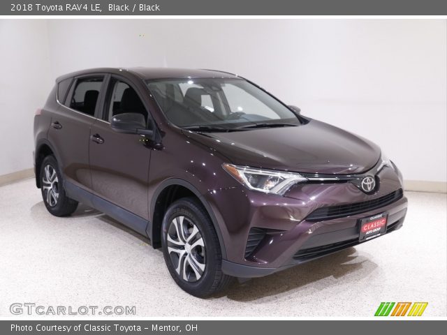 2018 Toyota RAV4 LE in Black