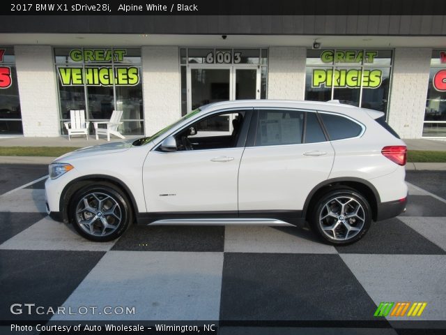 2017 BMW X1 sDrive28i in Alpine White