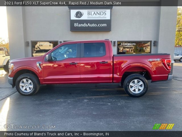 2021 Ford F150 XLT SuperCrew 4x4 in Rapid Red