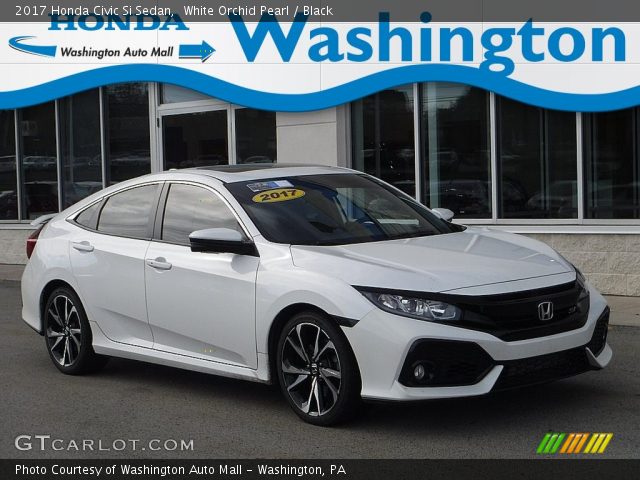 2017 Honda Civic Si Sedan in White Orchid Pearl