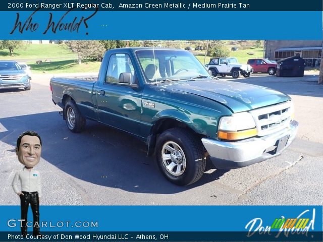 2000 Ford Ranger XLT Regular Cab in Amazon Green Metallic