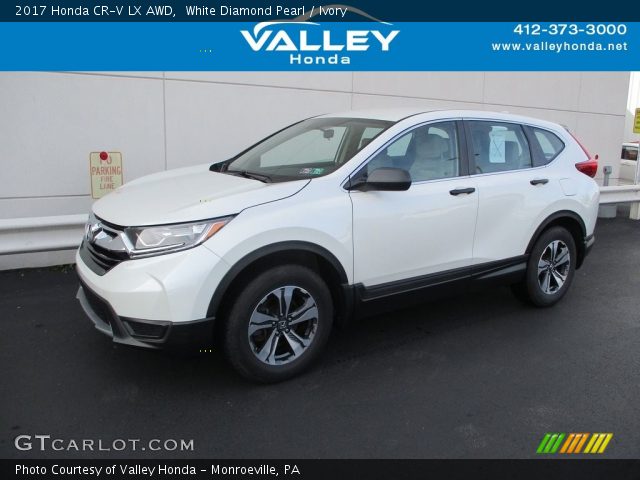 2017 Honda CR-V LX AWD in White Diamond Pearl