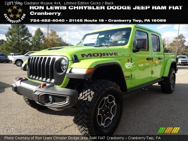 2021 Jeep Gladiator Mojave 4x4 in Limited Edition Gecko