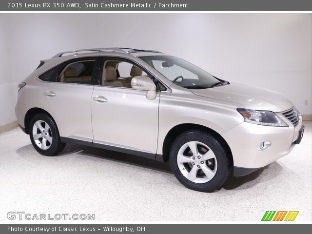 2015 Lexus RX 350 AWD in Satin Cashmere Metallic