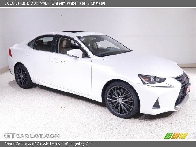 2018 Lexus IS 300 AWD in Eminent White Pearl