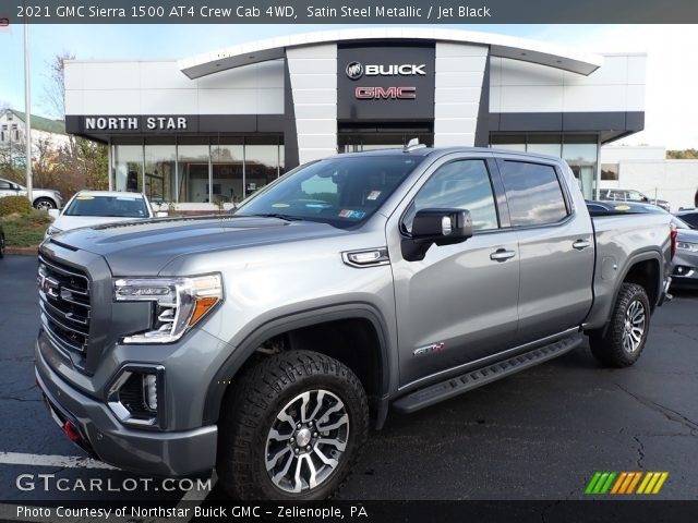 2021 GMC Sierra 1500 AT4 Crew Cab 4WD in Satin Steel Metallic