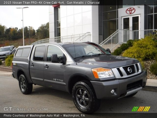 2015 Nissan Titan PRO-4X Crew Cab 4x4 in Gun Metallic