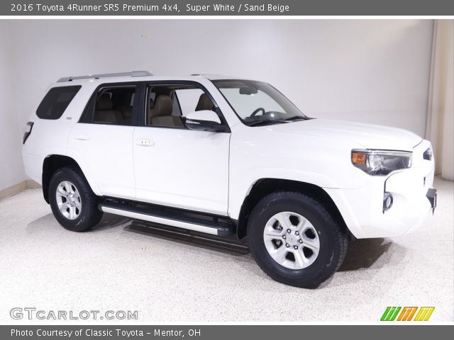 2016 Toyota 4Runner SR5 Premium 4x4 in Super White