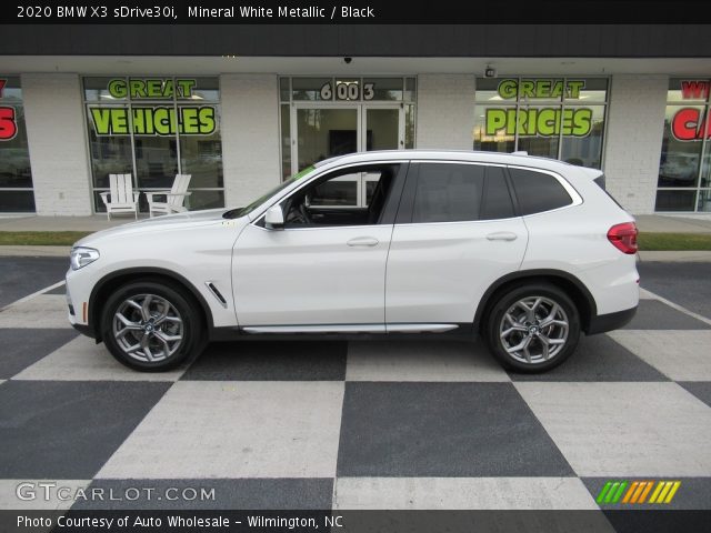 2020 BMW X3 sDrive30i in Mineral White Metallic