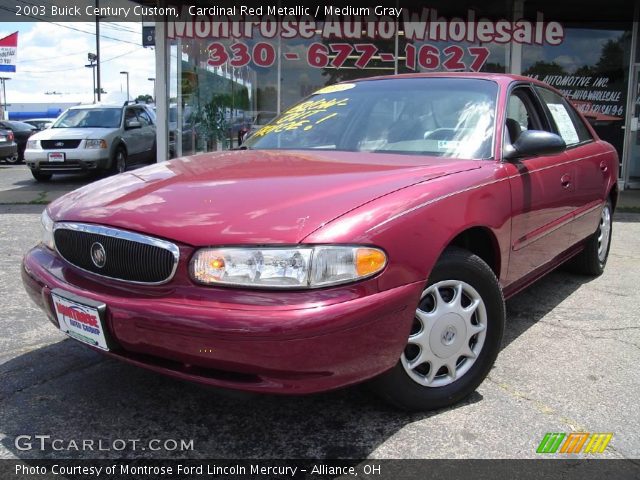 2003 Buick Century Custom in Cardinal Red Metallic