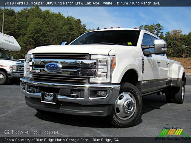 2019 Ford F350 Super Duty King Ranch Crew Cab 4x4 in White Platinum