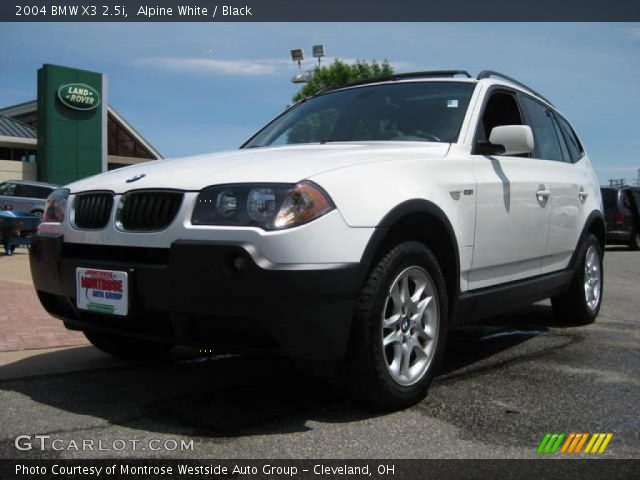 2004 BMW X3 2.5i in Alpine White