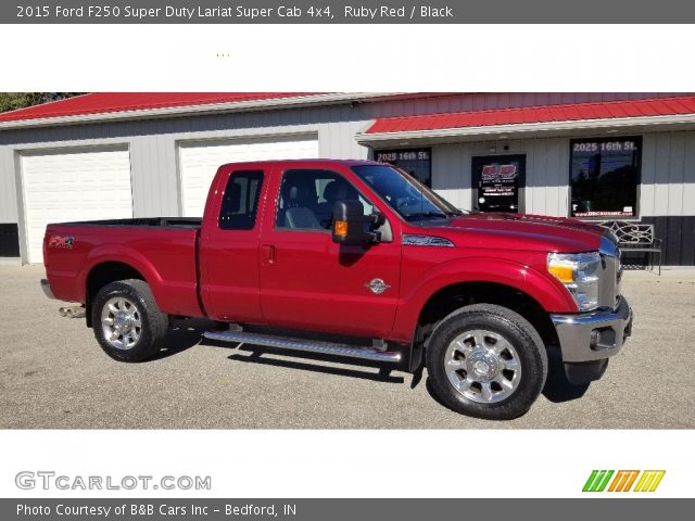 2015 Ford F250 Super Duty Lariat Super Cab 4x4 in Ruby Red