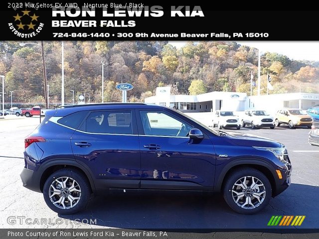 2022 Kia Seltos EX AWD in Neptune Blue