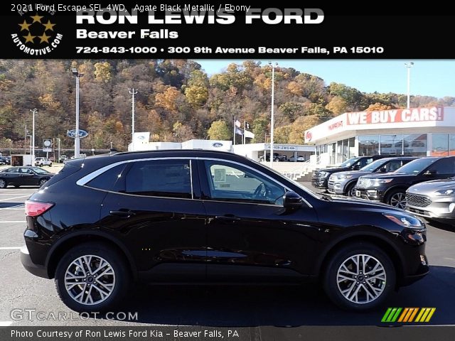 2021 Ford Escape SEL 4WD in Agate Black Metallic