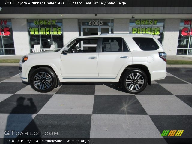 2017 Toyota 4Runner Limited 4x4 in Blizzard Pearl White