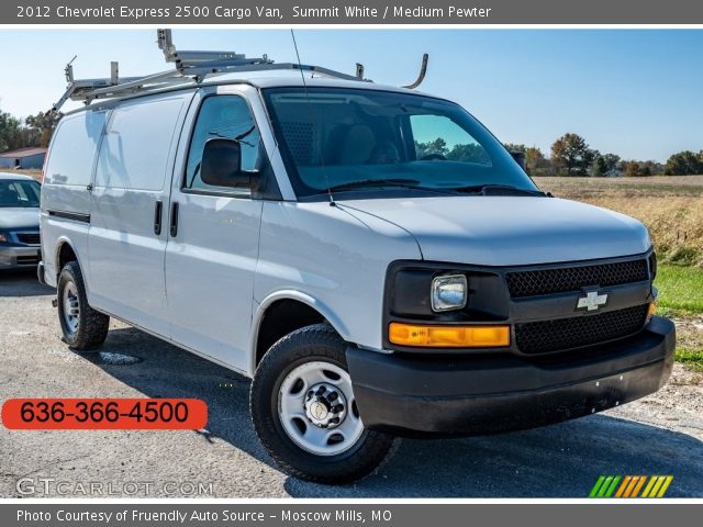 2012 Chevrolet Express 2500 Cargo Van in Summit White