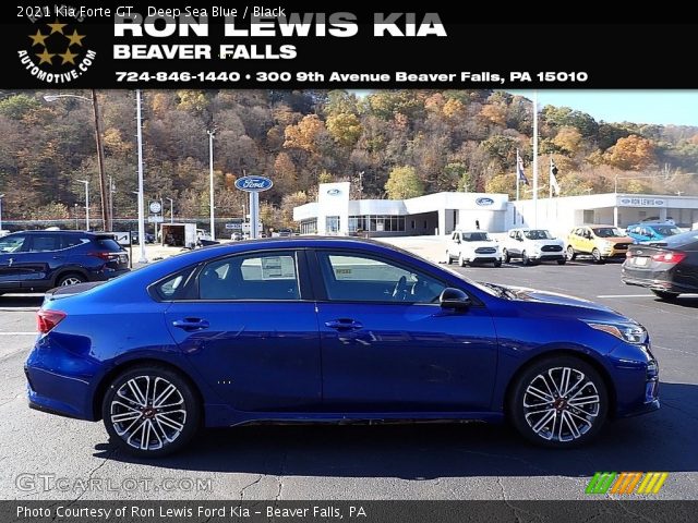 2021 Kia Forte GT in Deep Sea Blue
