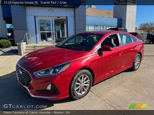 2018 Hyundai Sonata SE in Scarlet Red