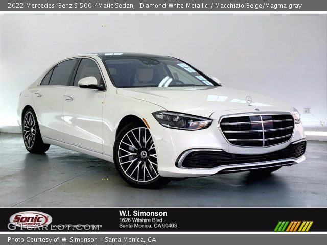 2022 Mercedes-Benz S 500 4Matic Sedan in Diamond White Metallic