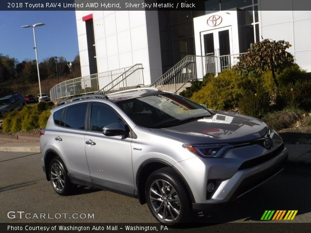 2018 Toyota RAV4 Limited AWD Hybrid in Silver Sky Metallic