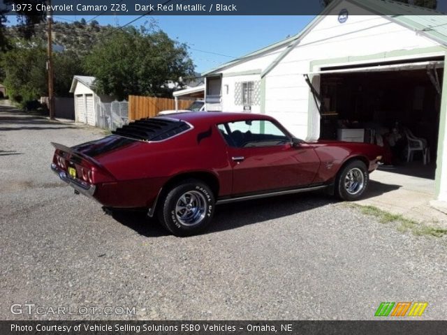 1973 Chevrolet Camaro Z28 in Dark Red Metallic