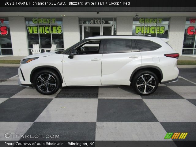 2021 Toyota Highlander XSE AWD in Blizzard White Pearl