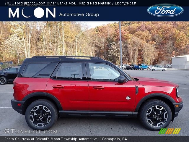 2021 Ford Bronco Sport Outer Banks 4x4 in Rapid Red Metallic