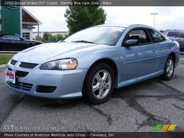 2003 Dodge Stratus SXT Coupe in Sterling Blue Satin Glow