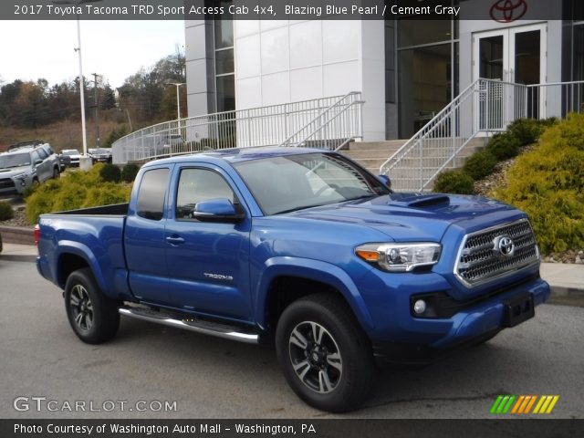 2017 Toyota Tacoma TRD Sport Access Cab 4x4 in Blazing Blue Pearl
